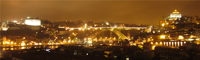 view from the restaurant over the Douro