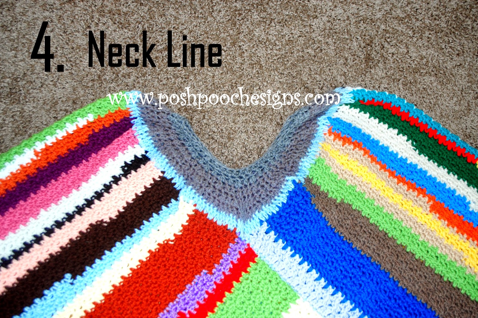 Posh Pooch Designs Dog Clothes Scrap Happy Poncho Free Photo