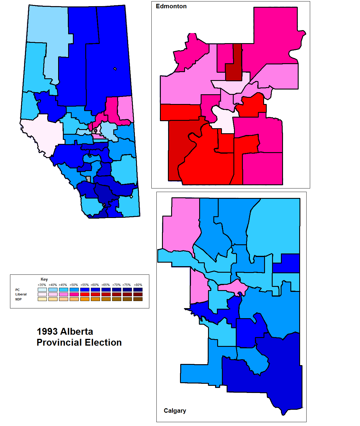 Canadian Election Atlas Alberta maps