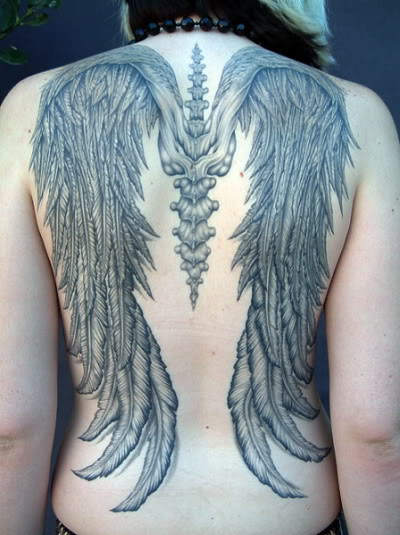 Angel Wing Tattoos Images Posted by VEKTAMA at 851 AM