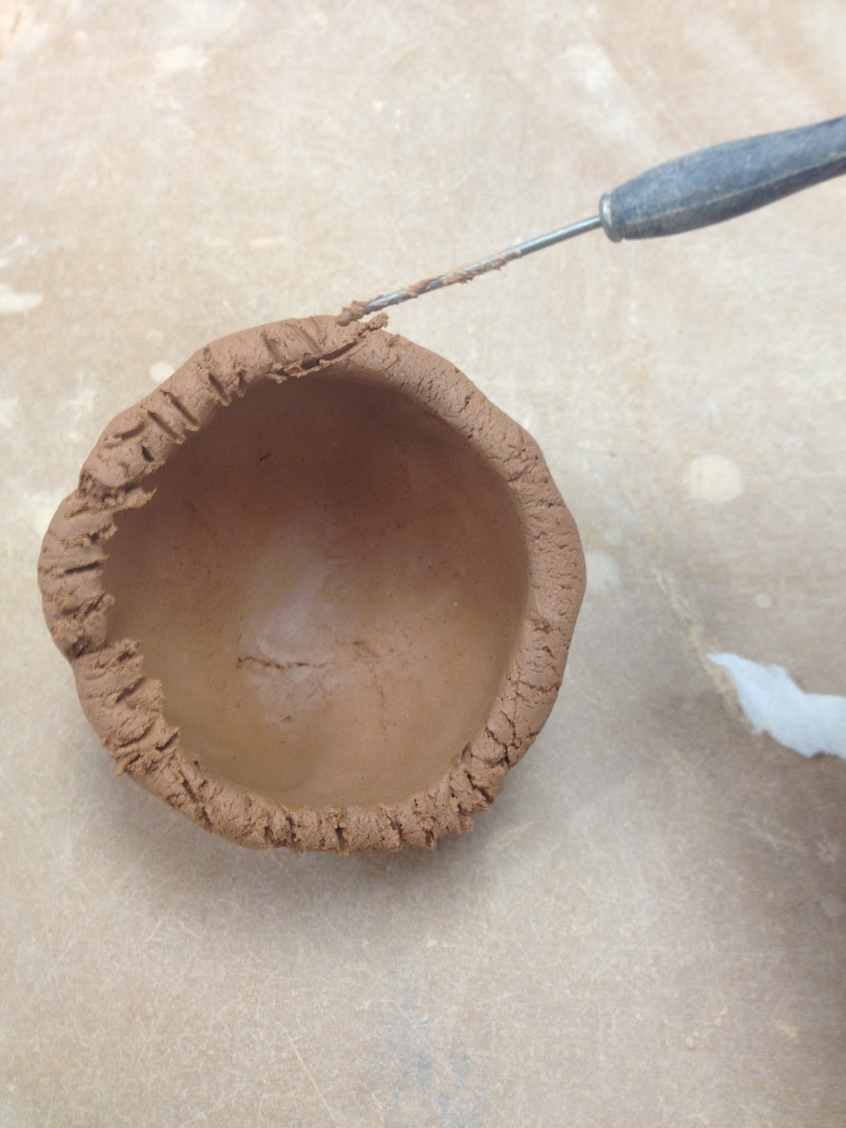 Rachel Dorn Ceramic Sculpture Second Grade Clay Rattle Project