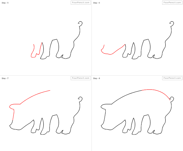 How to draw cartoon Pig - slide 3
