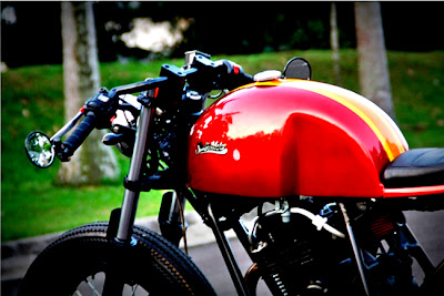 Modifikasi Yamaha Scorpio Cafe Racer 2012