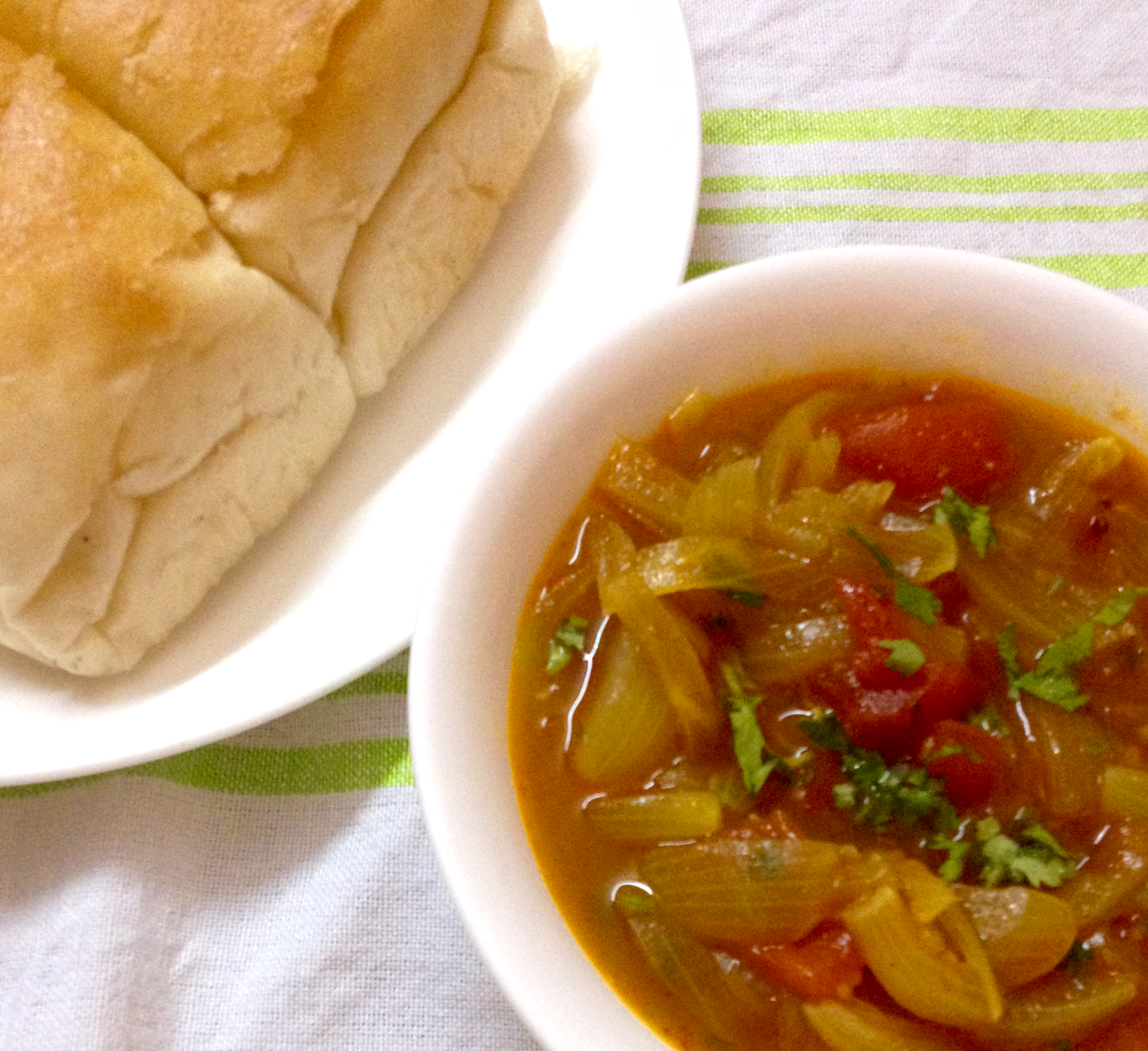 Tomato Onion Salad Bhaji