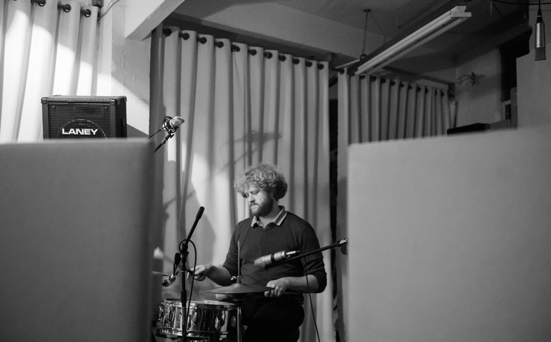 Birmingham recording studio Park Studios JQ | recording drums in the live room