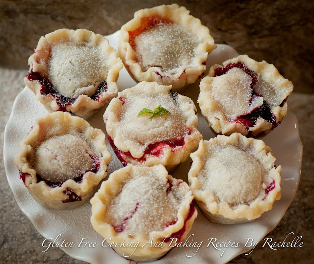 Gluten Free Baking By Rachelle GF Blueberry Strawberry Mini Pies