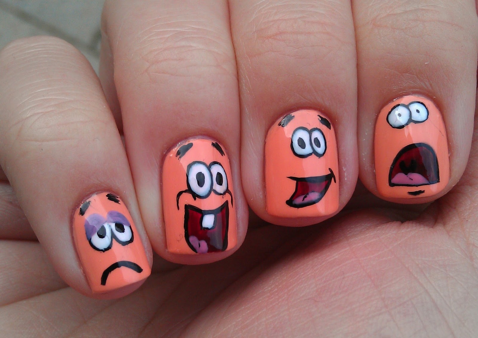 nailartinc: PATRICK STAR NAILART