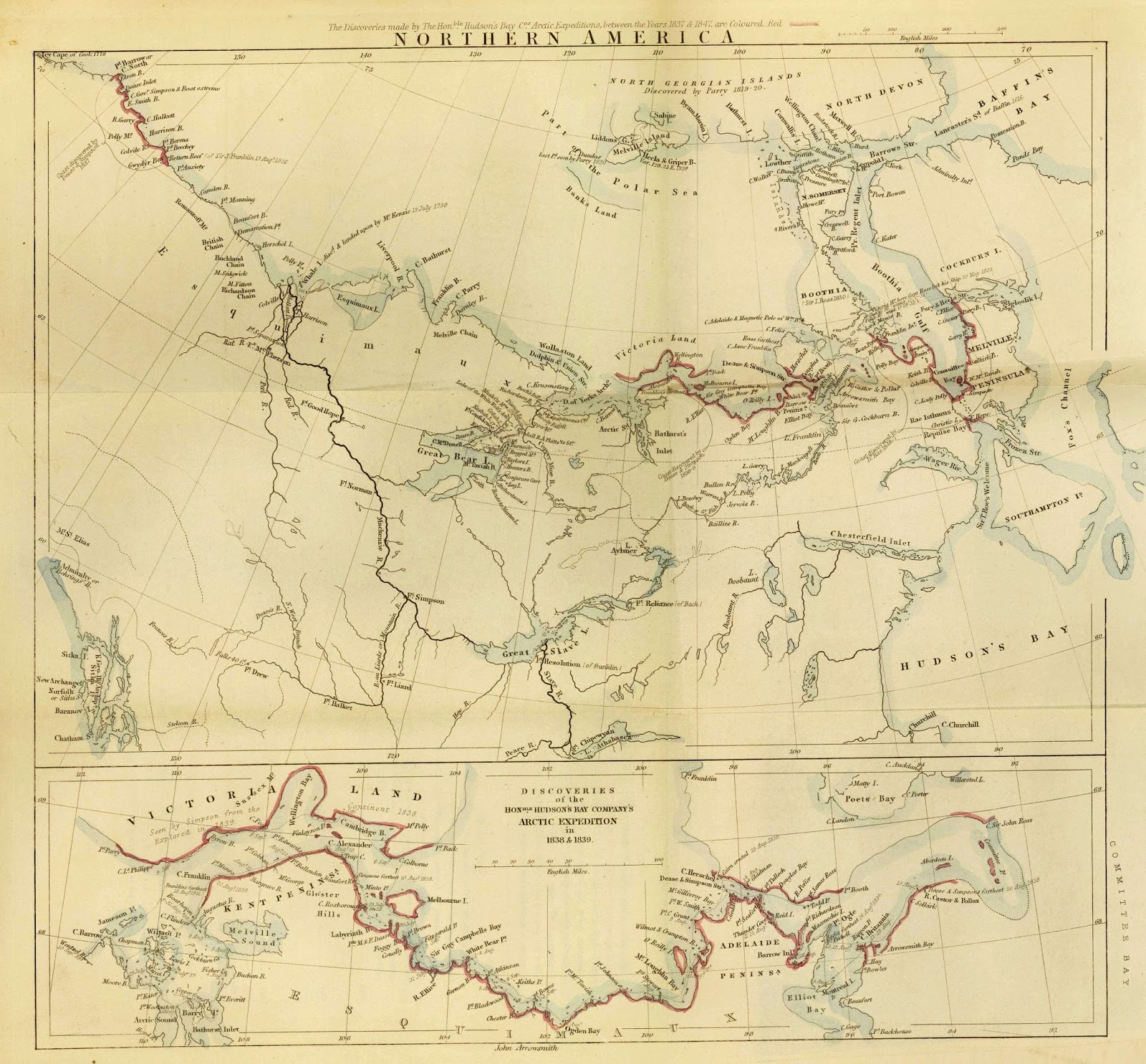 Erebus & Terror Files Arrowsmith's Extraordinary Maps