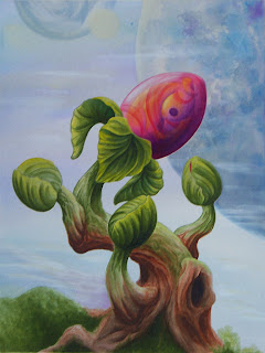 Baby Tree Acrylic Painting
