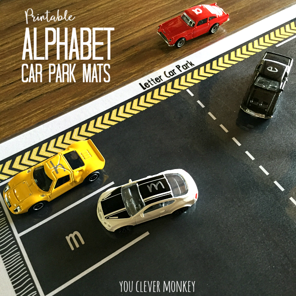 alphabet car parking mats