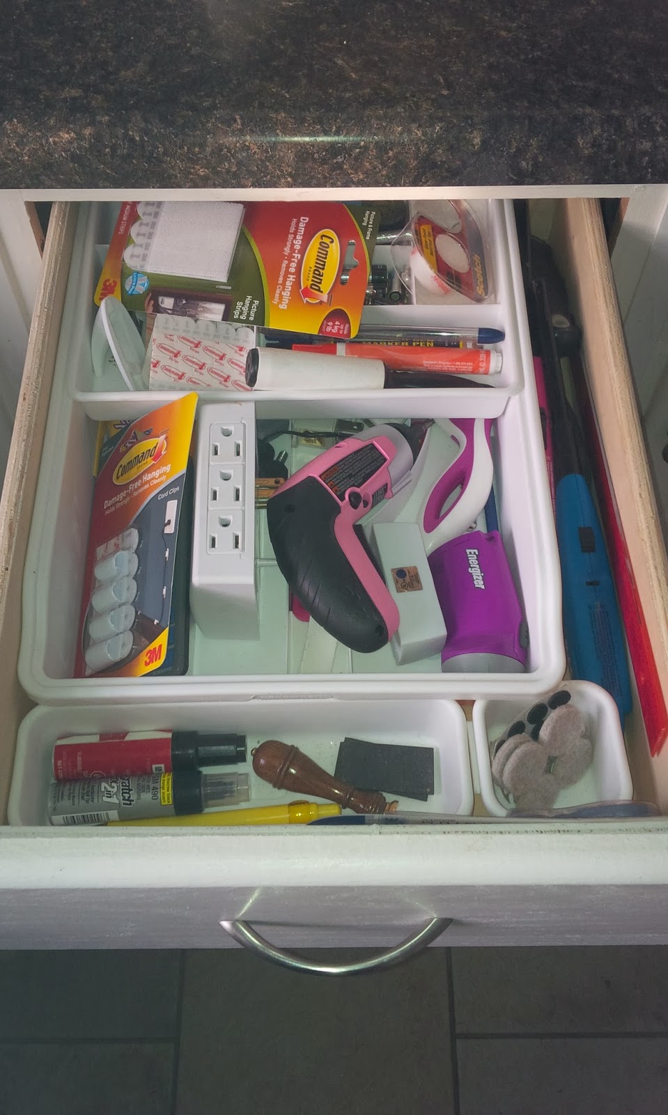 One Thrifty Space Cleaning Out Your Junk Drawer