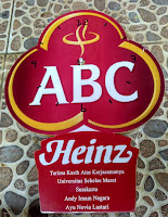 Jam Dinding Custom Logo Heinz ABC