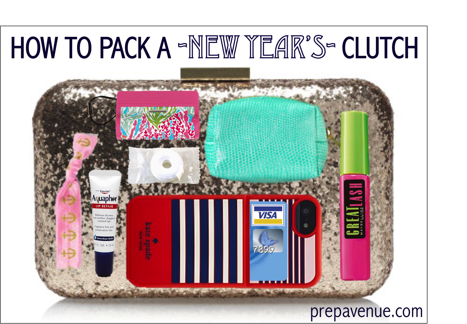 How to pack a clutch Prep Avenue