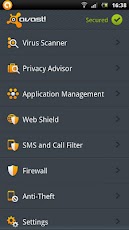 Screenshot1 Avast celular Androide
