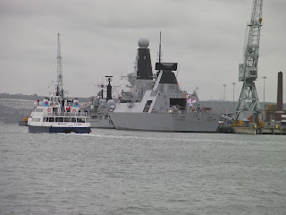 portsmouth navy ships destroyer in port