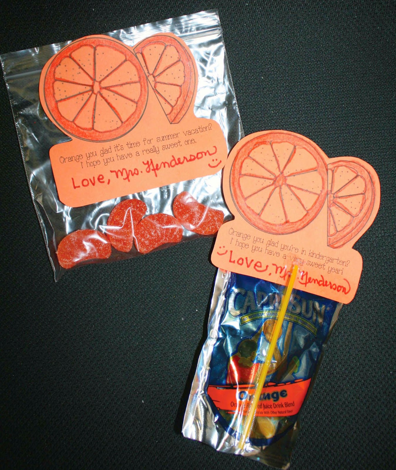 "'Orange' You Glad?" Treats Classroom Freebies