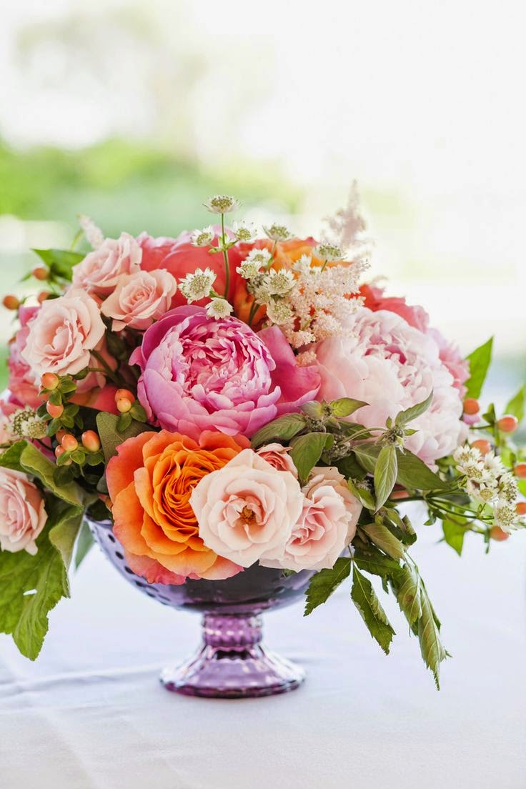 Beautiful Bridal 15 Charming Peony Centerpieces