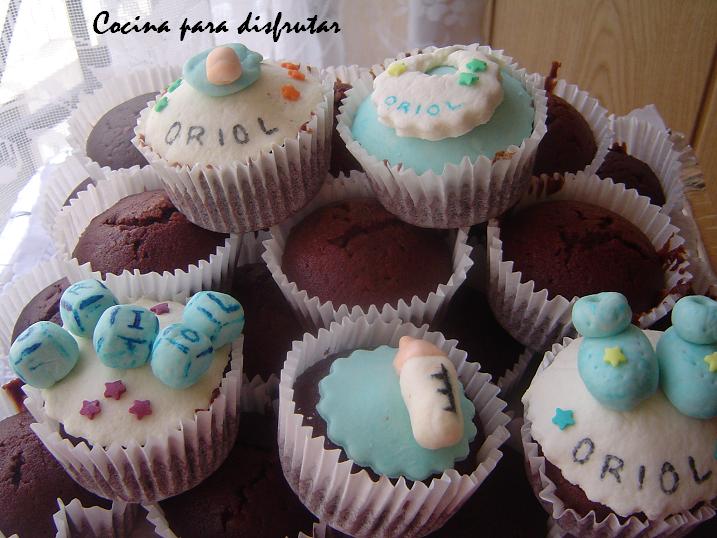 Pyntede Muffins På Kakefat