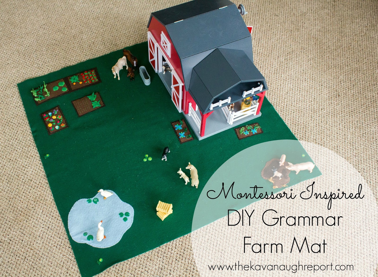 DIY Farm Play Mat