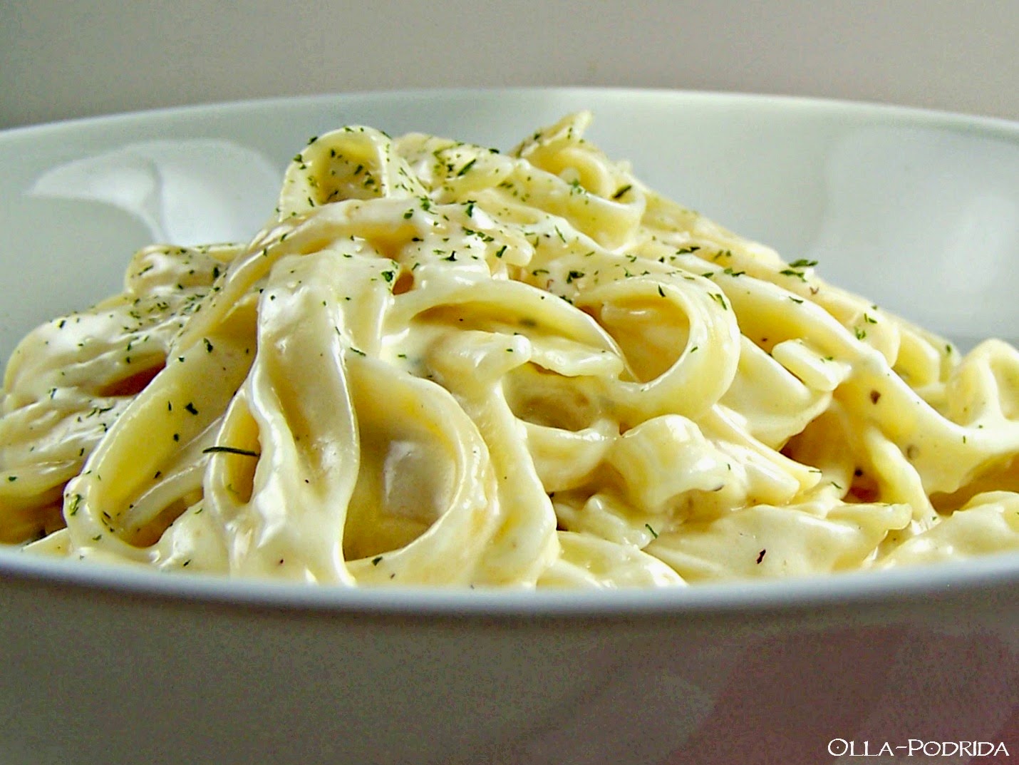 OllaPodrida Fettuccine Alfredo for Two