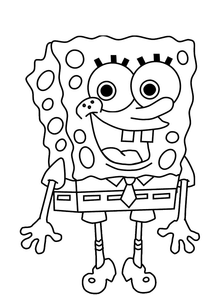 Desenhos Para Pintar e Colorir Bob Esponja Imprimir - imagens para colorir bob esponja