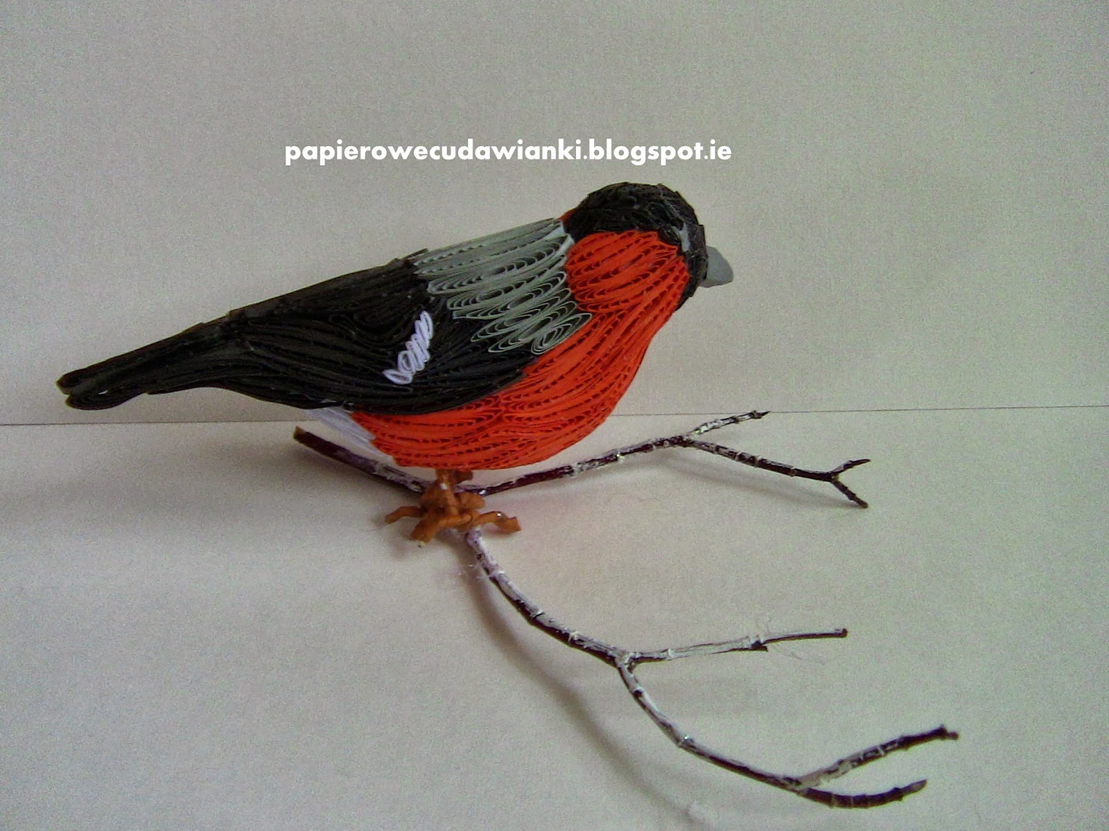 Handmadekursy ,wzory ,tutoriale Jak zrobić ptaszka z papieru