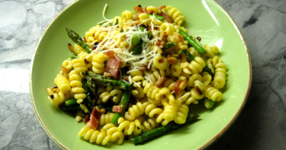 The Wooden Spoon Diaries Corkscrew Pasta with Bacon & Asparagus