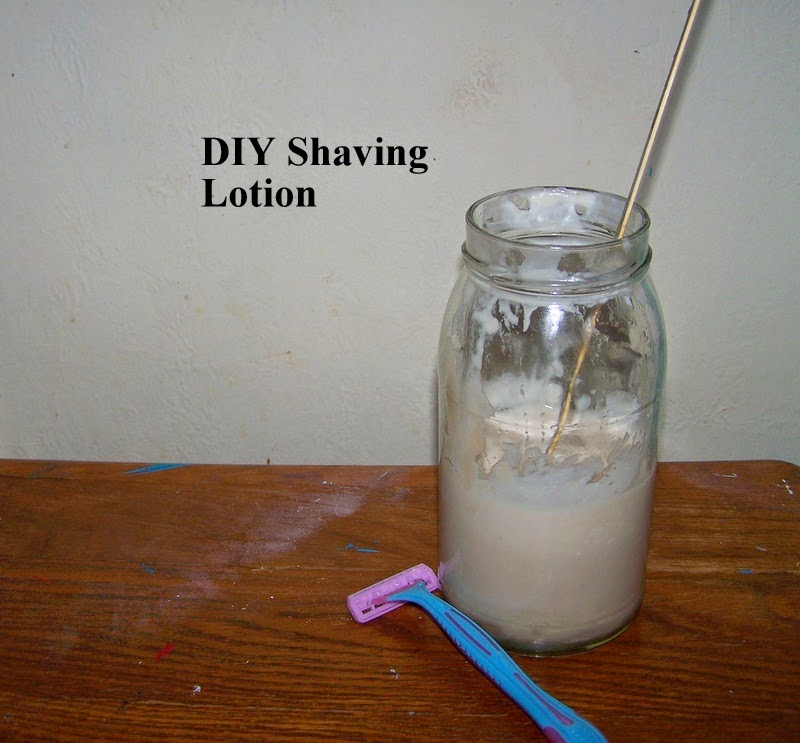 heidi's wanderings DIY Shaving Lotion