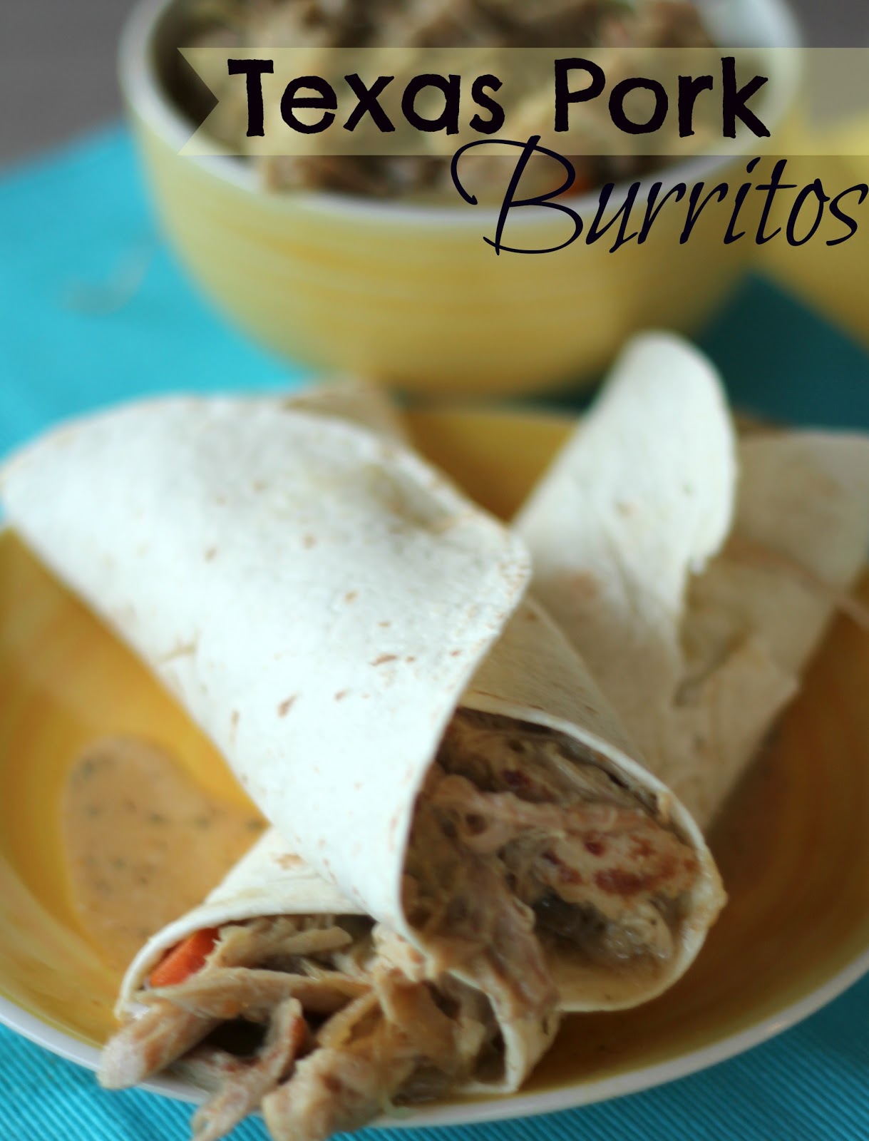 The Unsophisticated Kitchen Texas Pork Burritos