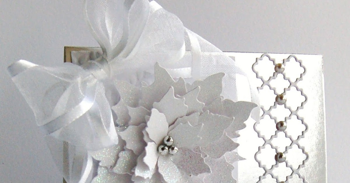 Sasha's Inspirations: White On Silver Christmas