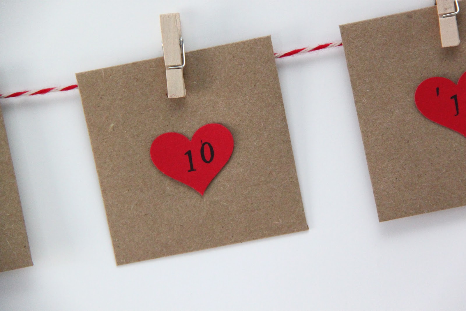 TUTORIAL Valentine's Advent Calendar Smashed Peas & Carrots