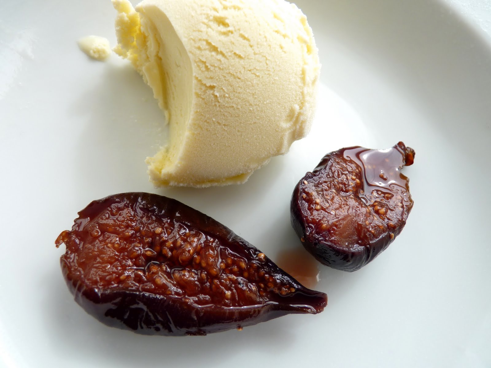 pastry studio Roasted Figs with Fennel Ice Cream