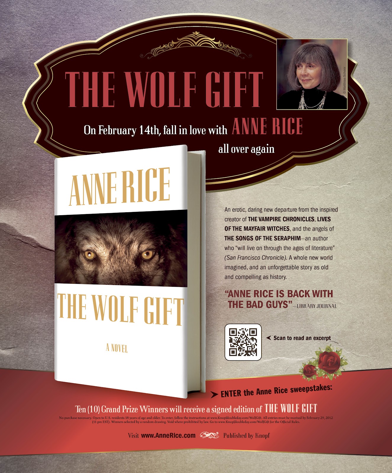 Gothic Tea Society Anne Rice New Novel The Wolf Gift