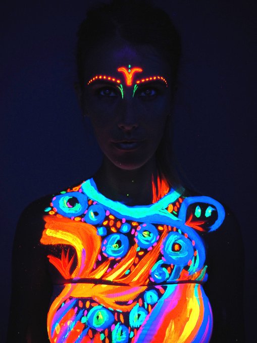Popular Product Reviews by Amy Neon Glow in the Dark Body Paint 6