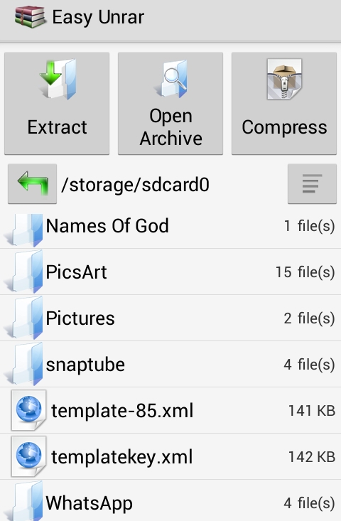 unzip blogger template with android phones
