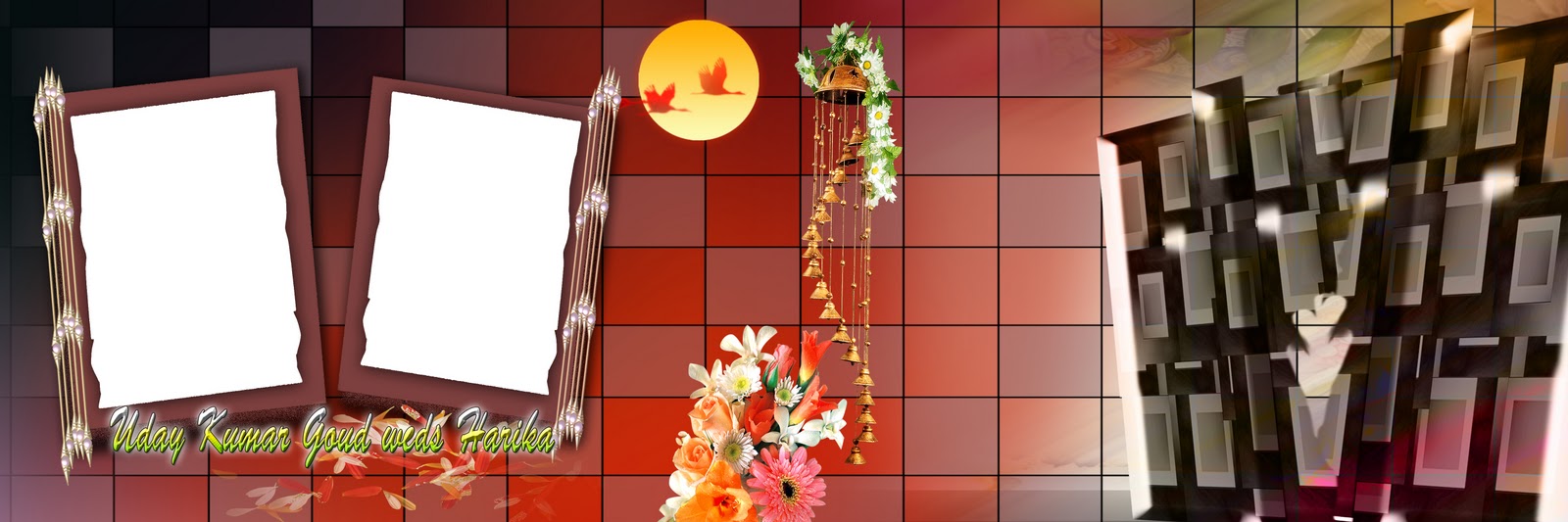 wedding photo album background