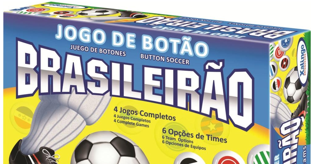 Jogo de Botões Brasileirão Infantil Xalingo - xalingo