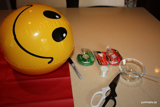 Paso a Paso para hacer Sencilla decoración para fiesta Ninja.
