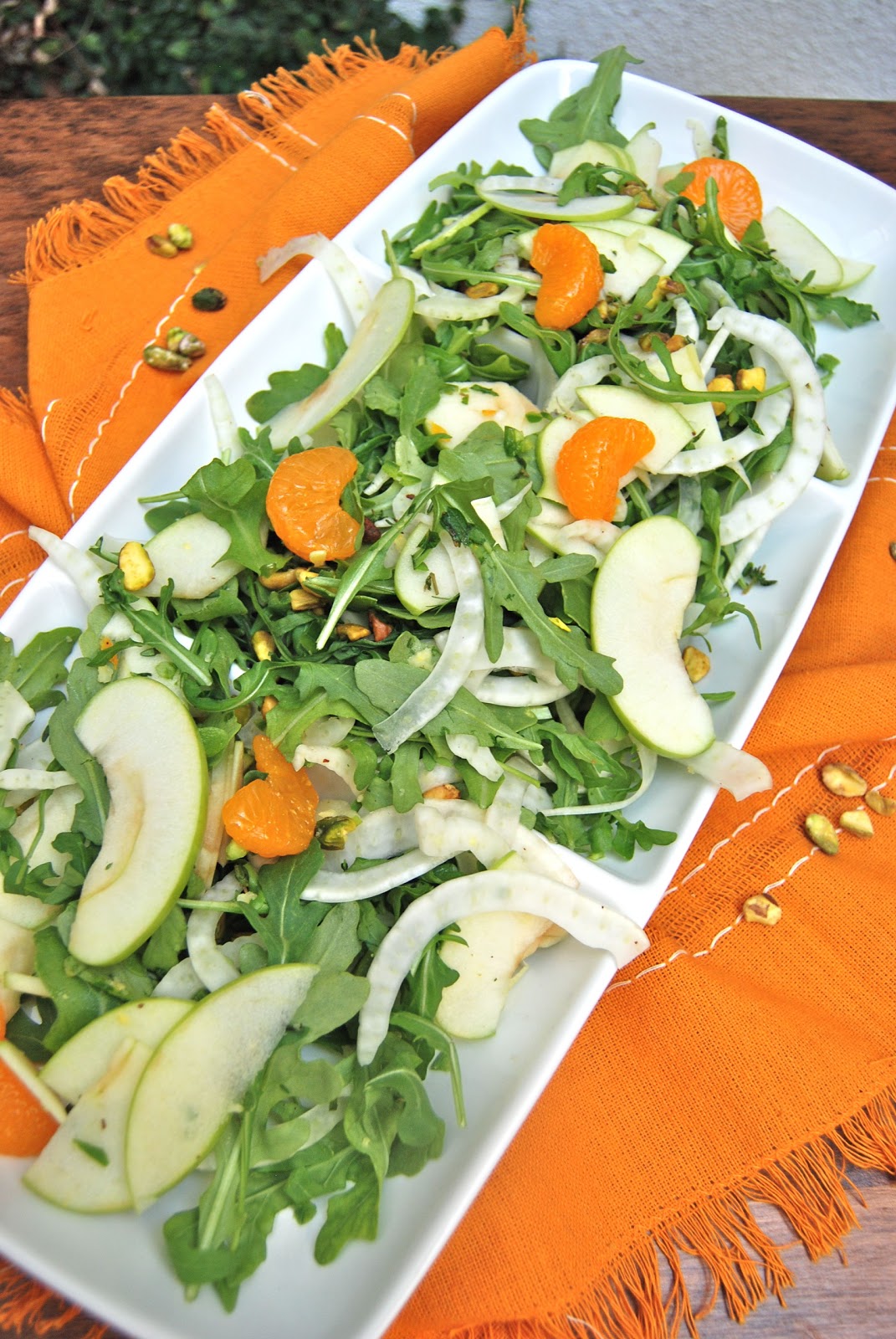 Crazy Sexy Kitchen Project Fennel & Fruits Salad with a Champagne