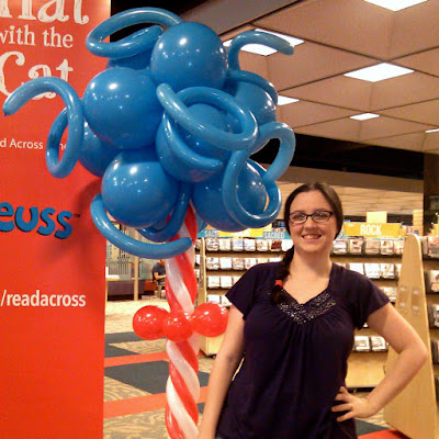 Dr Seuss Reading Event Balloons At The Library
