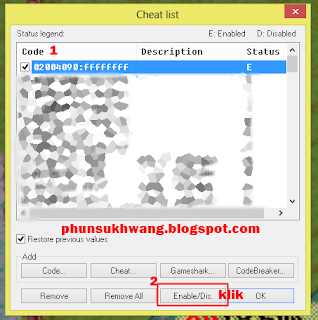 Cara mengaktifkan cheat harvest moon gba di android