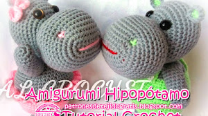 Amigurumis DIY: Hipopótamos simpáticos