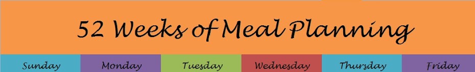 52 Weeks of Meal Planning