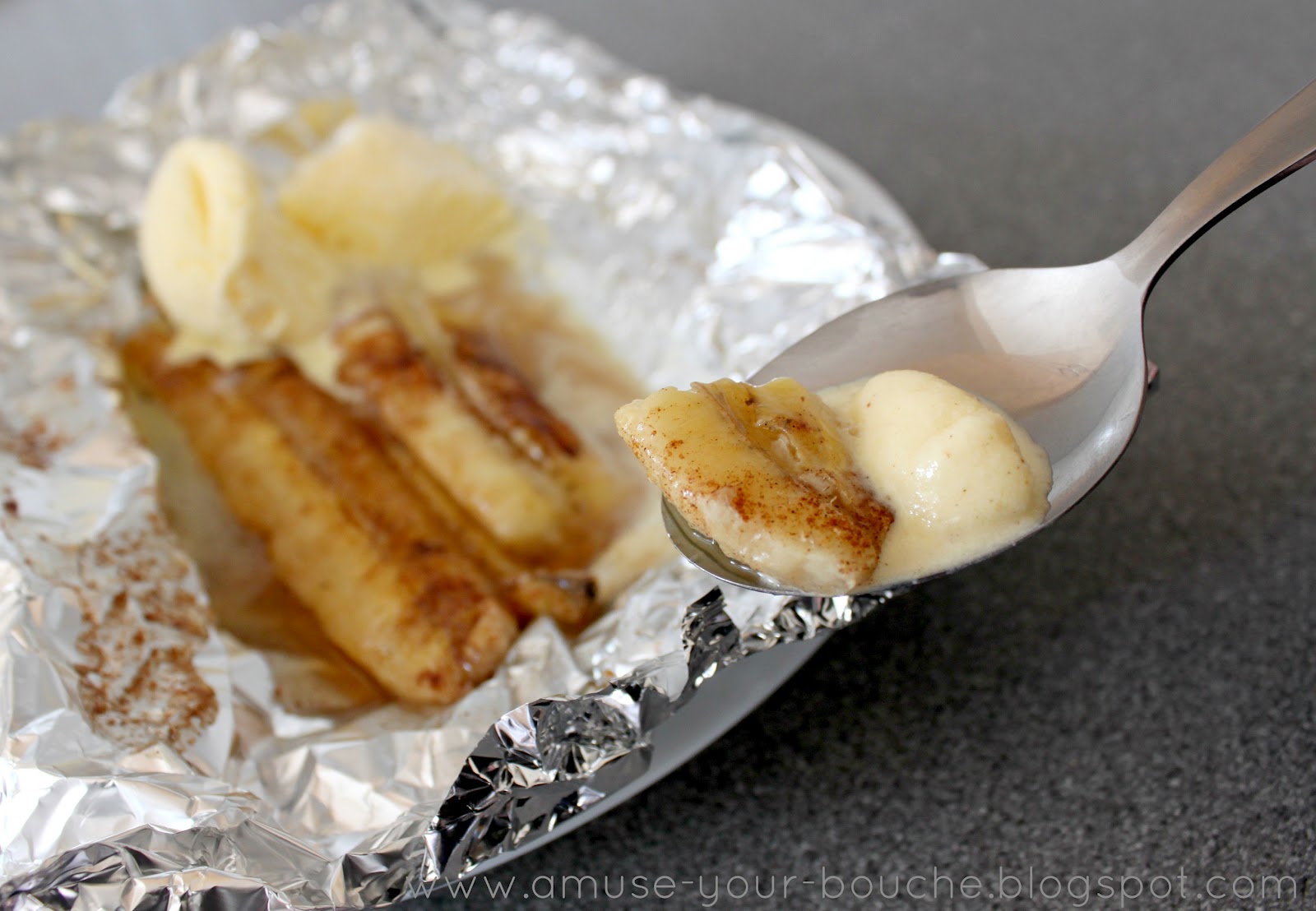 Healthy baked bananas - Amuse Your Bouche