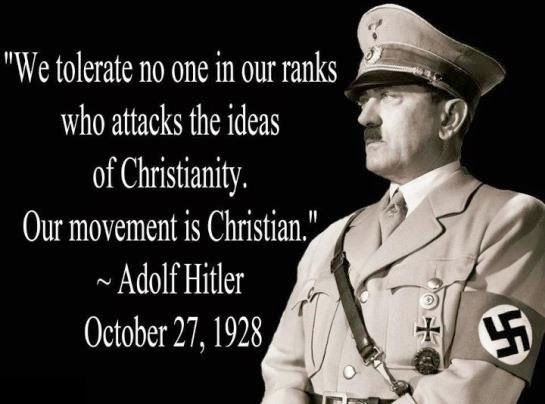 Hitler on christianity