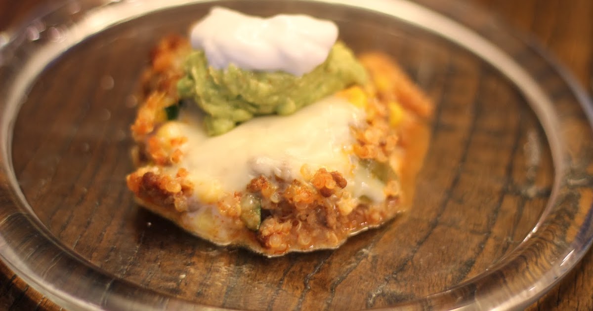 Hamburger and Zucchini Quinoa Cheesy Bake