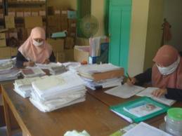 ARSIP ASMI ANASTASIA: PENATAAN ARSIP INAKTIF DEPO ARSIP KEMENHUB BANDUNG