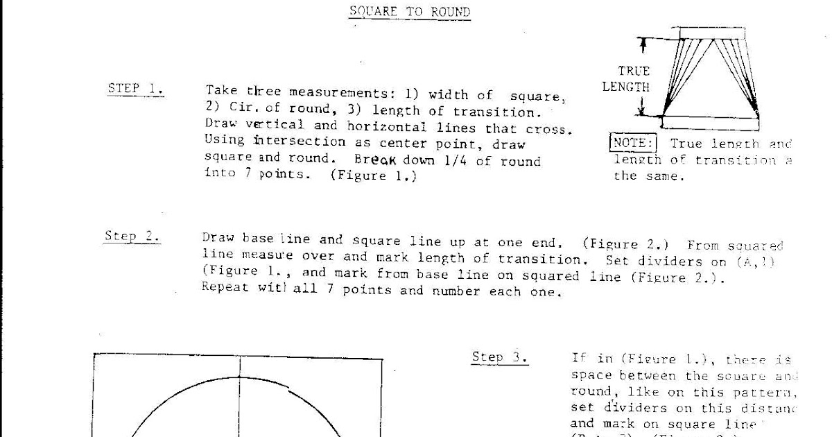 pattern layouts for insulation workers squere to round insulation miter chart