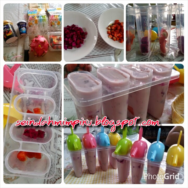 Seindah Mimpiku Aiskrim Yogurt BuahBuahan