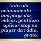 STOP PLAYER ANTES DO INICIO DE CADA VIDEO